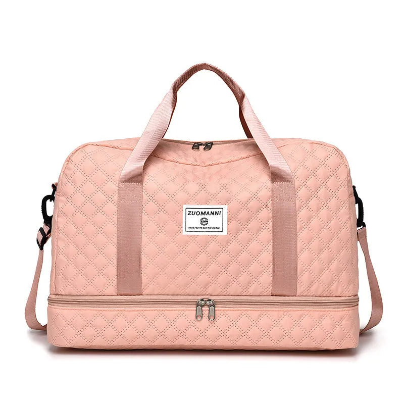 Large polyester oxford cloth leisure travel bag with a 36-55 litre capacity for buggies.