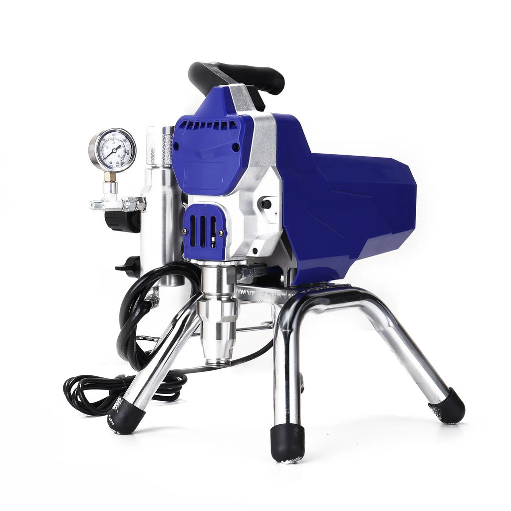 3901 American Standard airless spray machine with spray gun, hose, and extension rod for fireproof paint application