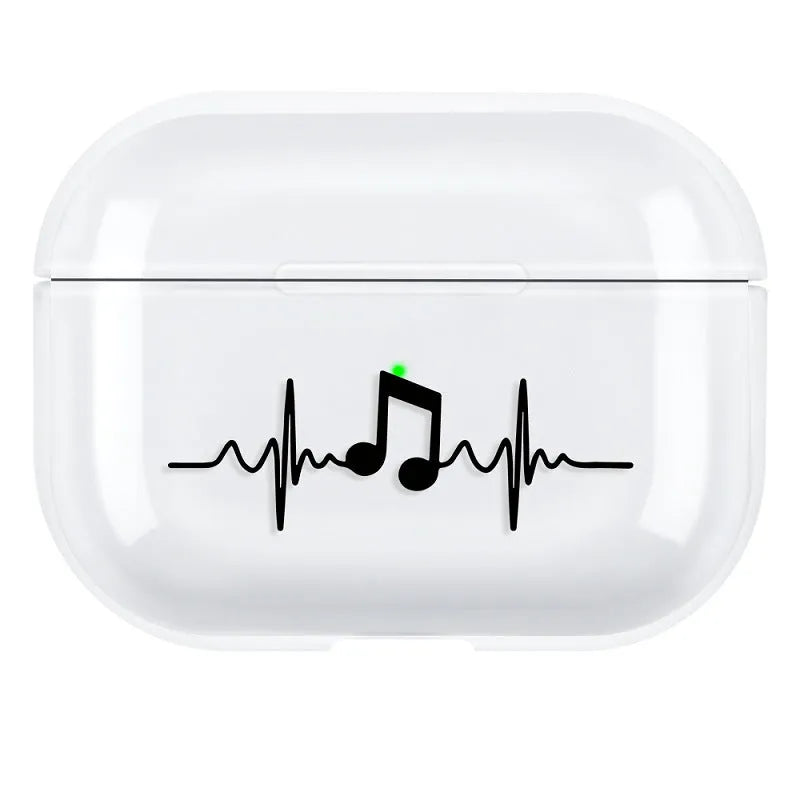 PC protective shell case for Apple AirPods Pro 3 earphones in simple solid colour design