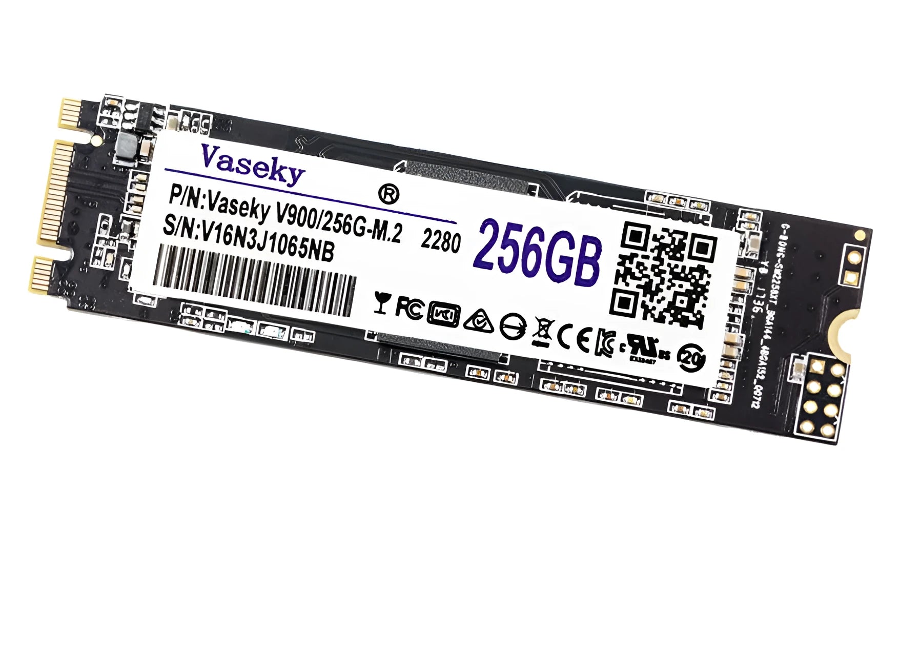NGFF M.2 2280 256GB SATA SSD internal solid state drive for notebooks, 500MB/s read speed, 0.2mm thick