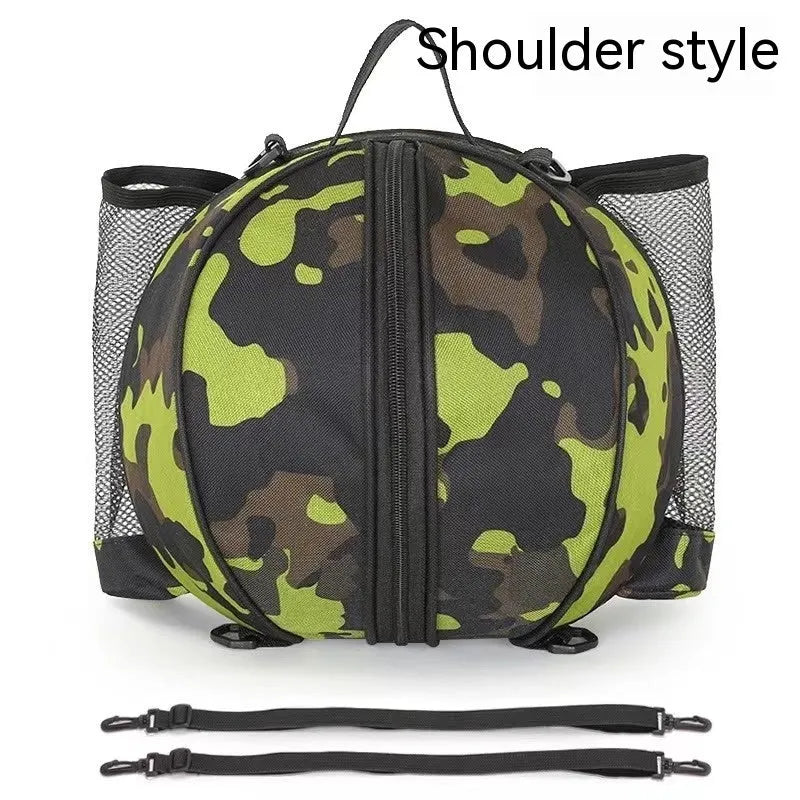 Oxford cloth basketball training bag with 9L capacity showing colour options