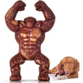 Scarlet nylon beef-flavour dog chew toy for molar nibbling measuring 10.7cm