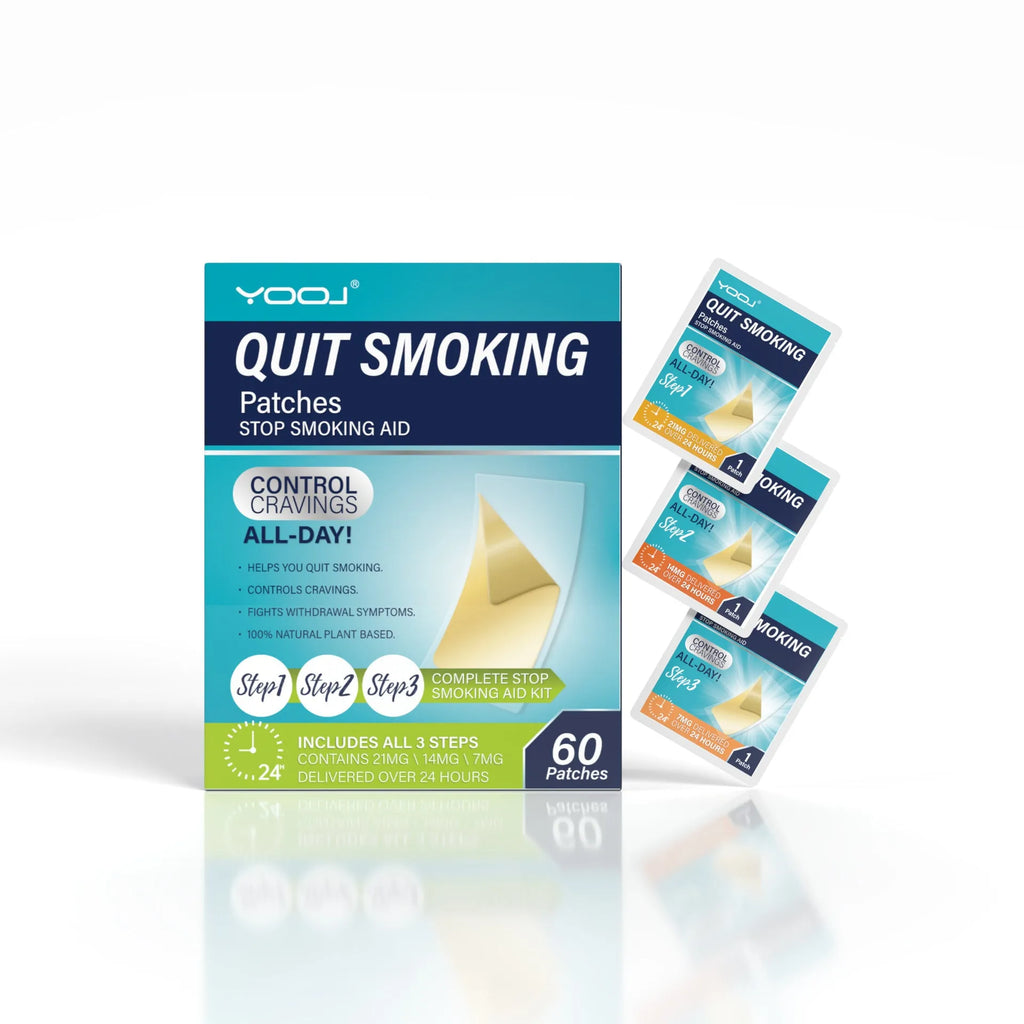 30-piece plant extract nicotine patch pack for smoking cessation