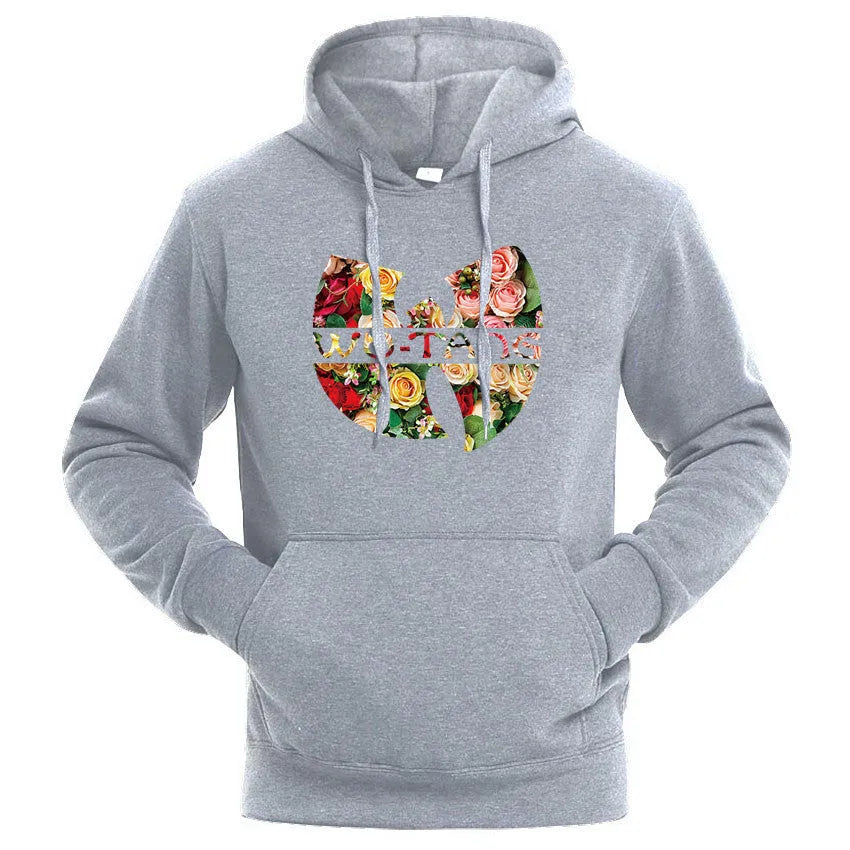 Men's long-sleeved hoodie in casual style for spring and autumn, available in multiple colours and sizes