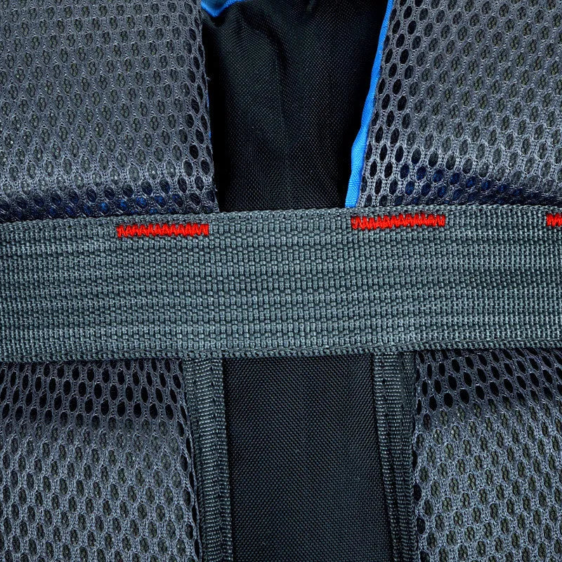 Large waterproof Oxford cloth travel backpack showing computer pocket and dual straps in multiple colour options