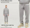 Men's cotton velvet sweatpants with ankle band design in multiple colour options