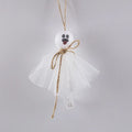 Halloween LED lighting chain with battery box and ghost-coloured lights for venue decoration