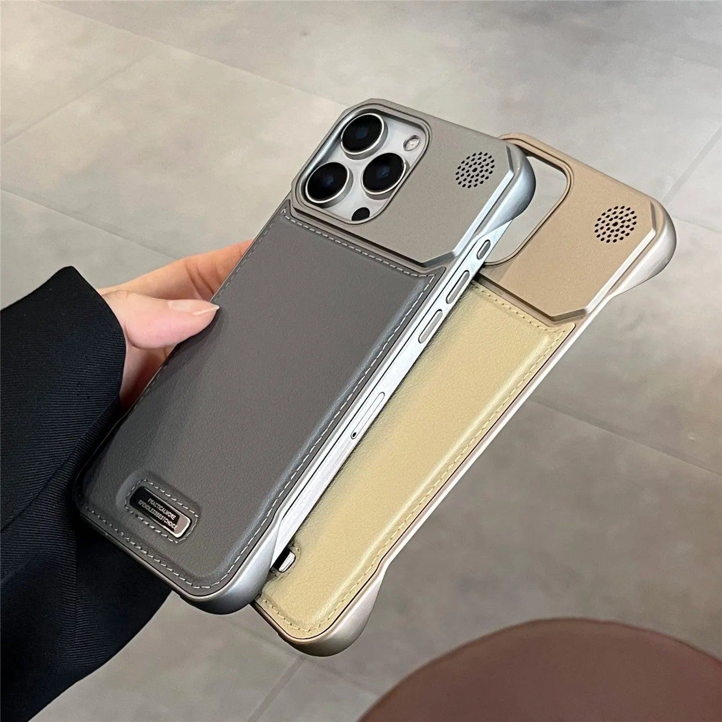 Aromatherapy Leather Magnetic Phone Case 17 High-grade Frameless Hard Protective Case Shockproof Anti-fall Anti-wear Anti-fingerprint for iPhone 11 to iPhone 17 Series Black Gray Blue Brown Gold Yellow Red Green Silver