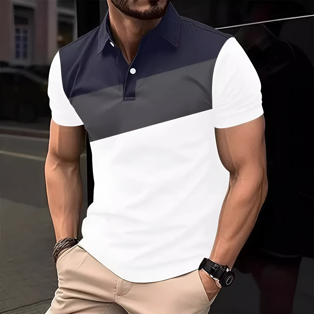 Men's loose fit grey T-shirt with a detailed 3D digital colour matching print on the front.