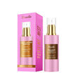 Fragrance body perfume spray 100ml in a clear bottle with jasmine and saffron extract, size 3.8x14.5 cm
