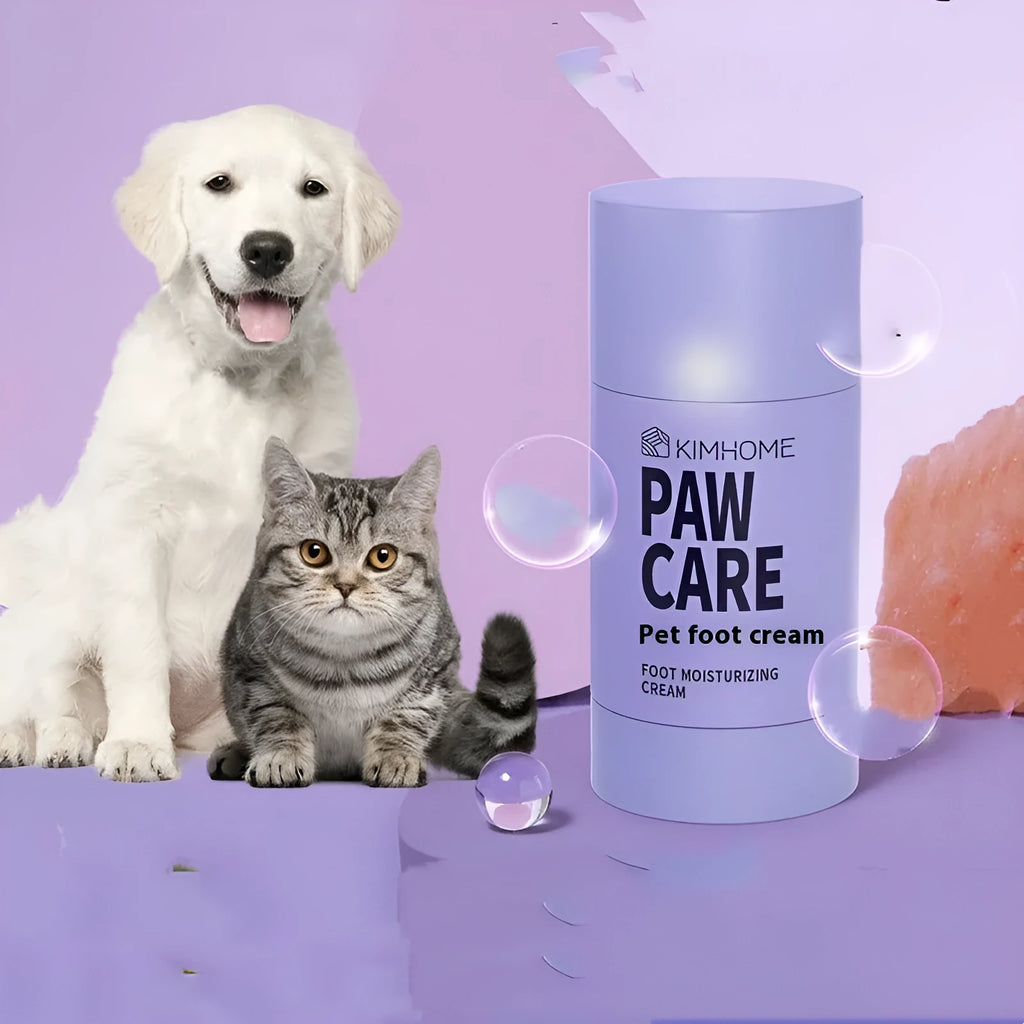 40g jar of pet foot moisturising cream with Brazil palm wax for claw and paw care