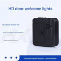 Wireless car welcome light with carbon fibre pattern finish and infrared sensor for door projection