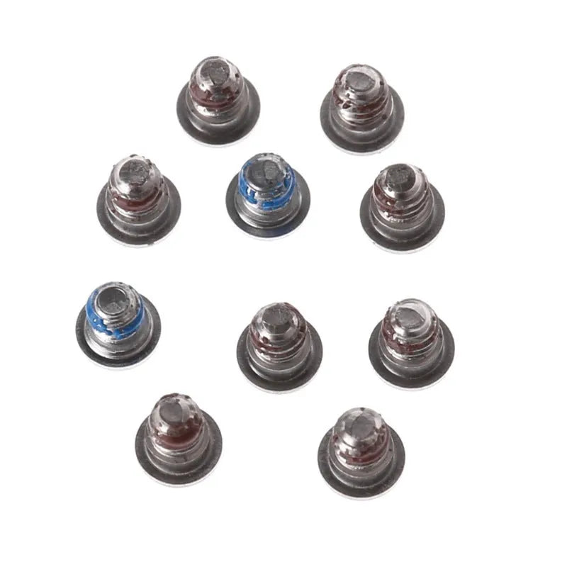 Ten metal replacement screws for MacBook Pro Retina A1502, A1398, A1425 bottom shell