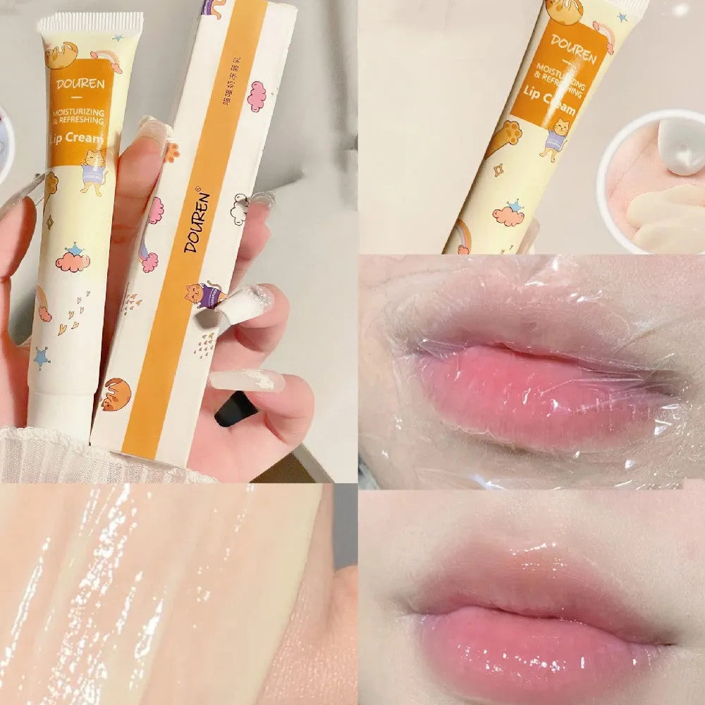 Transparent moisturizing honey lip gloss base in standard specification, custard and jelly options
