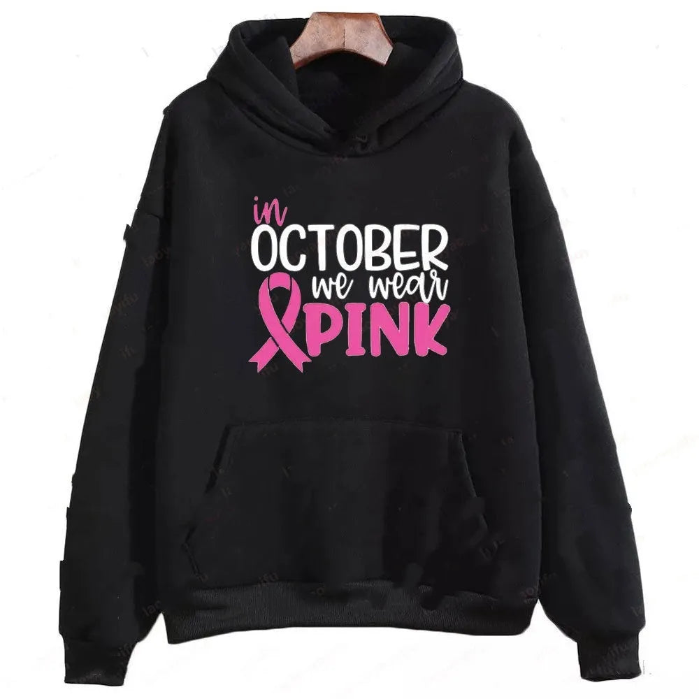 Retro art print sweatshirt hoodie with side seam pocket in polyester fabric