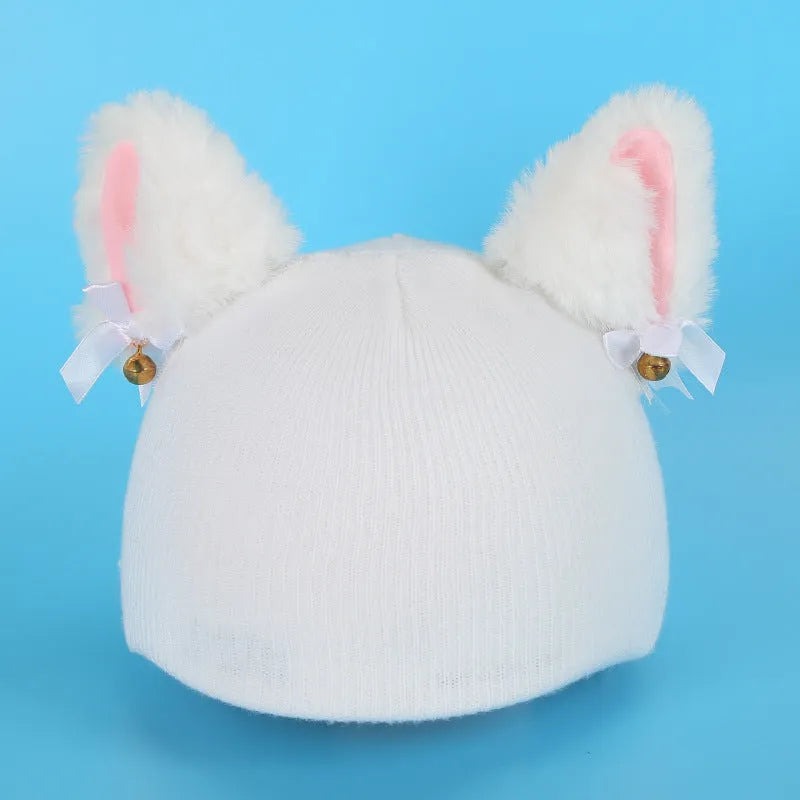 A plush fabric cartoon helmet cover set for adults, showing character designs like a bear and dinosaur for cosplay.