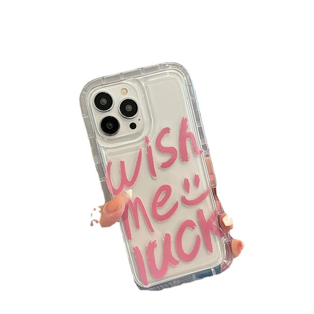 Silicone Pattern Drop-resistant Protective Cover Compatible with iPhone Models Including 16 15 14 13 12 11 Pro Max Plus Mini XS XR X 8 7 SE, Transparent Colour Options, Artistic Spray-Painted Smiley Face Design, Soft TPU Shell Anti-Fingerprint