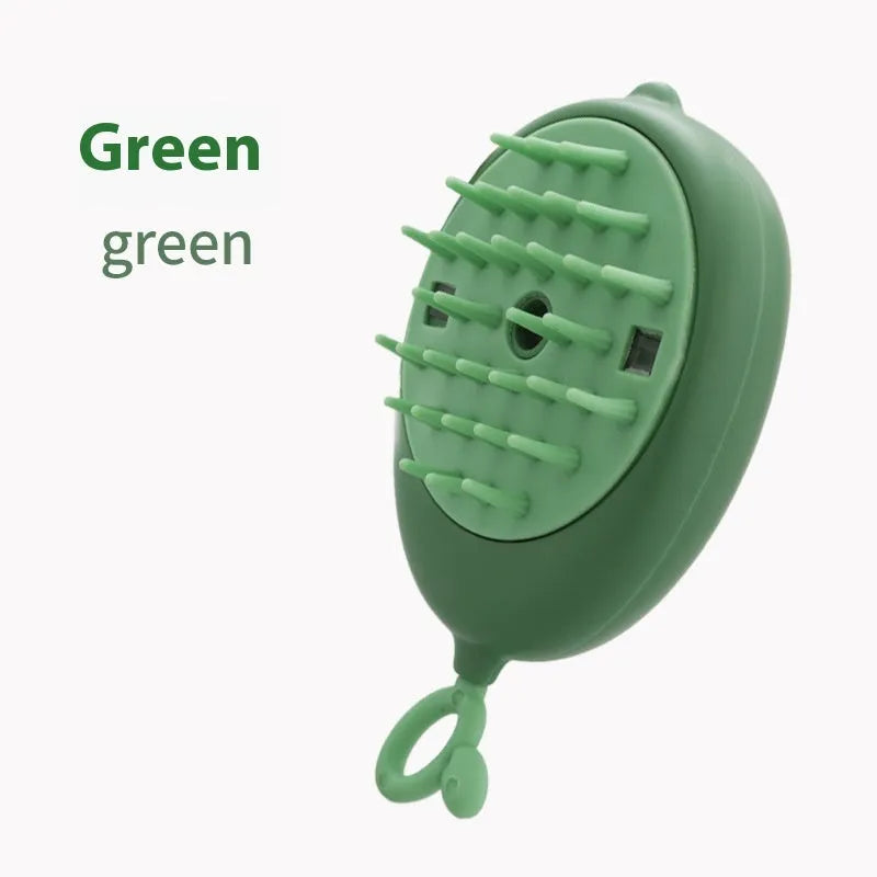 Pet comb spray brush for cat grooming in various colours and animal-themed designs