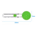 Plastic round paper cutter in orange colour on green background with A3 cutting capacity