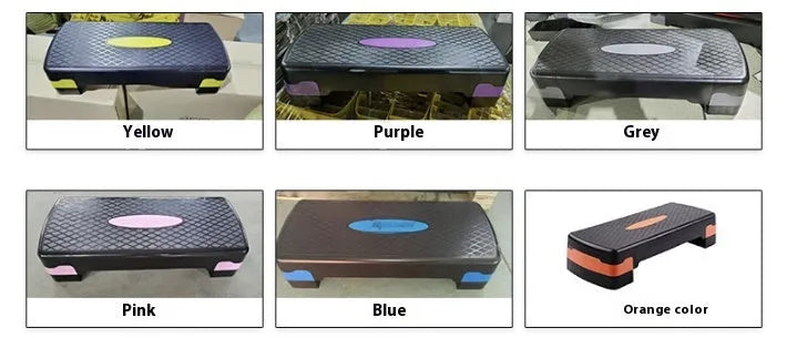 Fit step aerobics platform in ABS plastic with dimensions 68x28x15cm