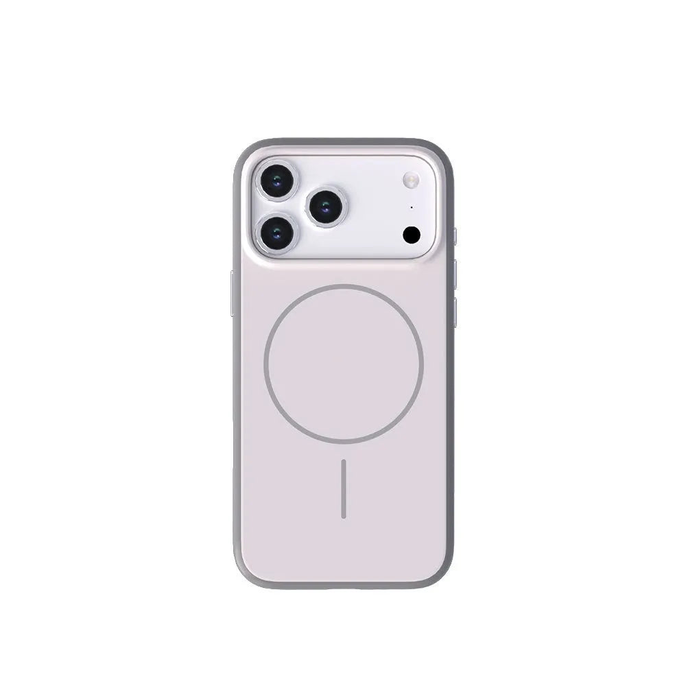Magnetic silicone phone case for iPhone 17 series in six colour options, matte finish, shockproof design