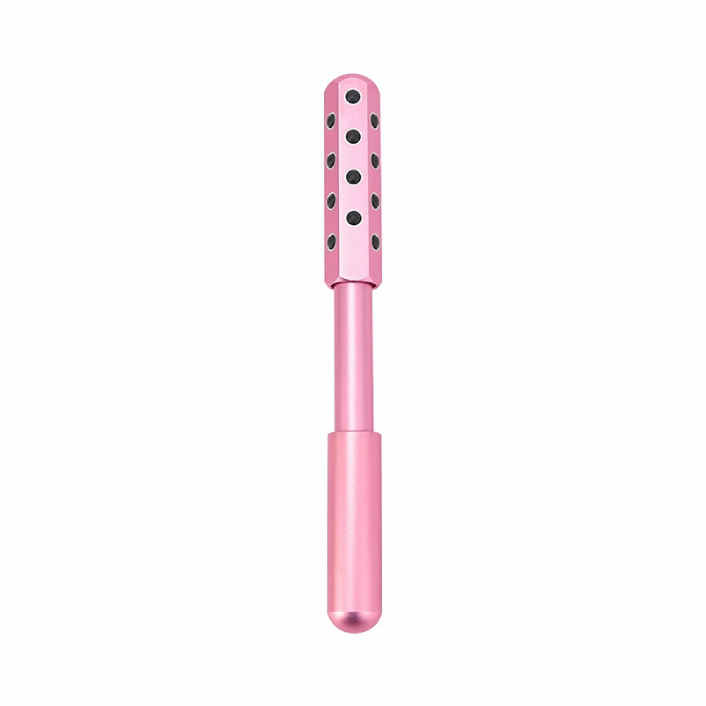 Germanium particles roller beauty massage instrument in purple colour with 24 ball rollers
