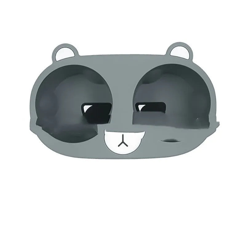 Silicone car cup holder anti-shaking insert in grey, tan and pink colours