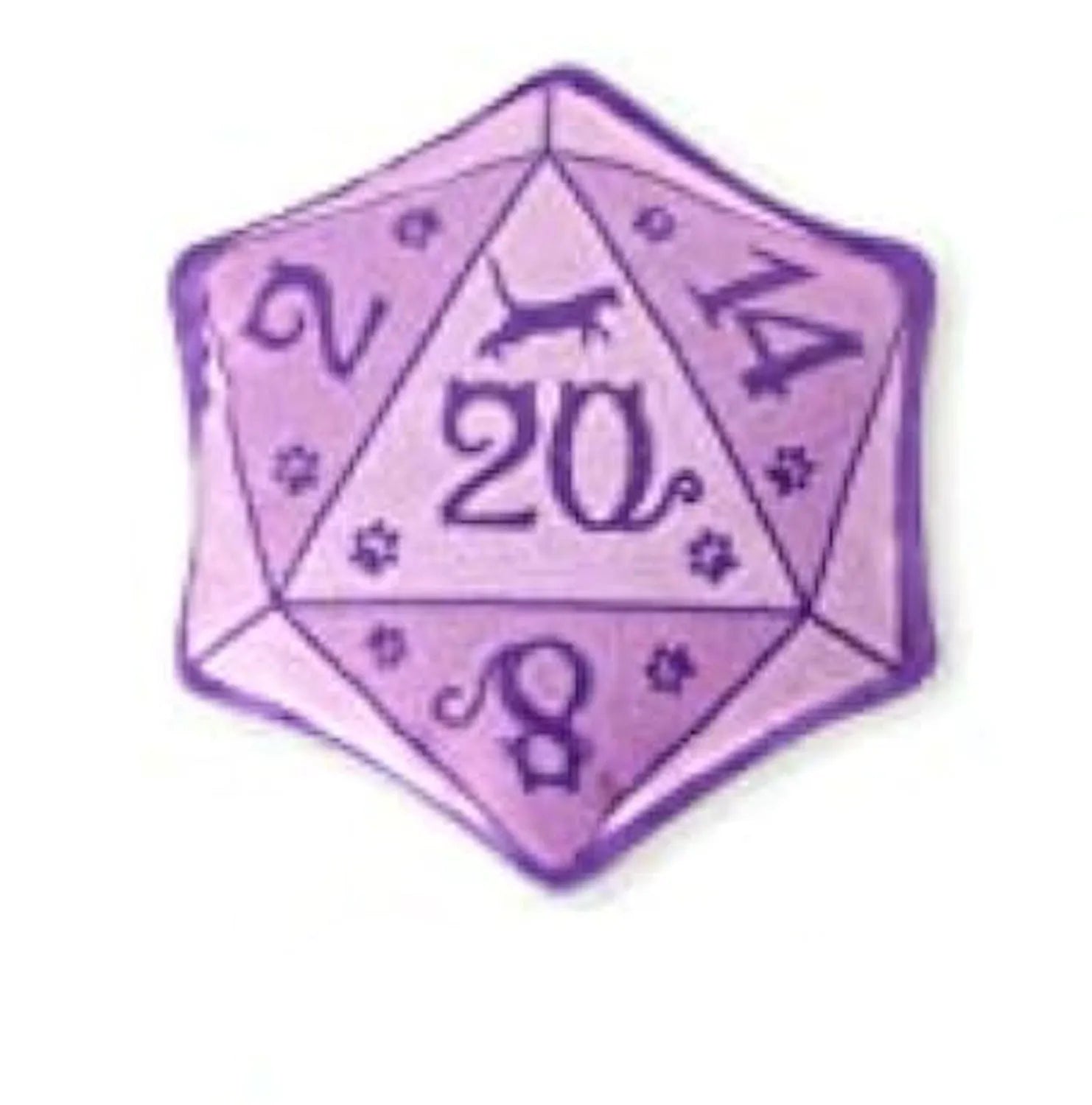 Dice-shaped catnip toy in four colour options for DND gaming cat play