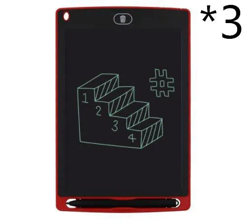 8.5 inch LCD writing board in blue with stylus pen and one-key clear button