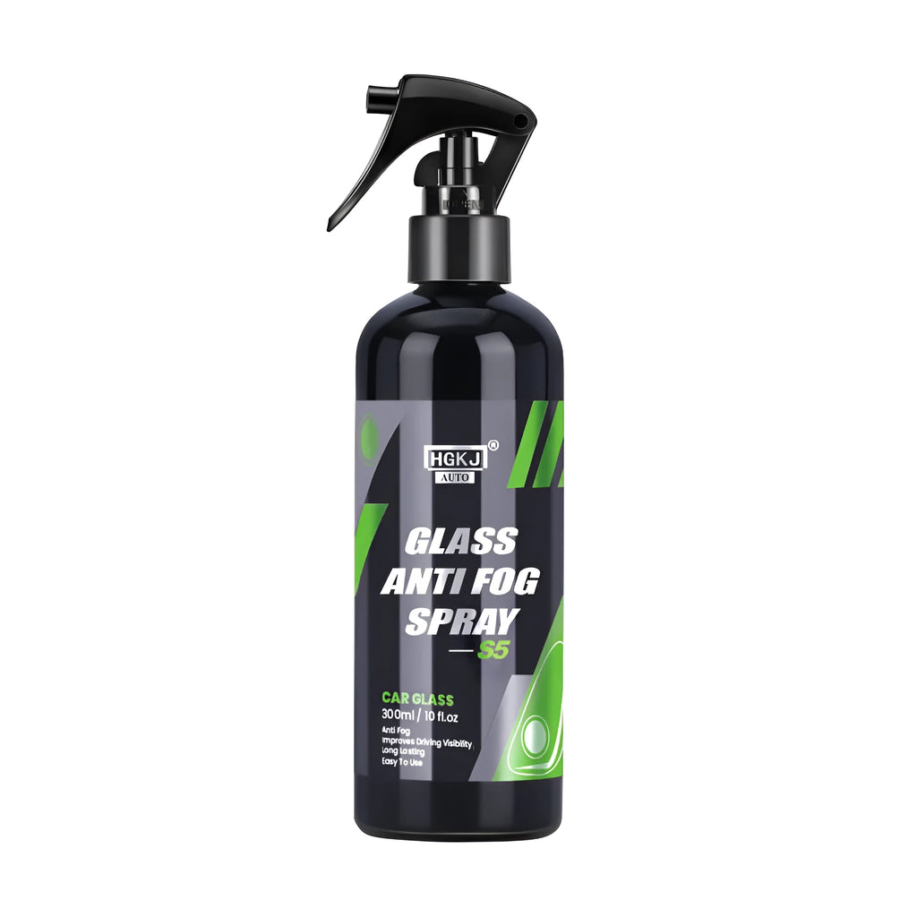 AUTO-S5 car glass antifogging spray bottle in 100ml, 50ml, and 30ml sizes for windscreen condensation prevention