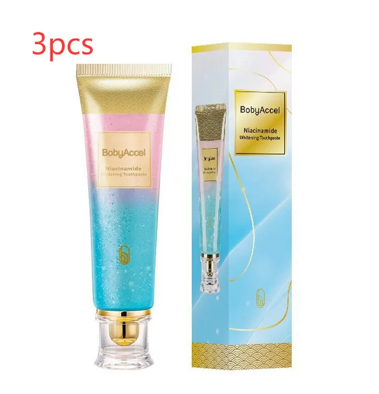 100g tube of nicotinamide whitening toothpaste for adults with fresh mint flavour
