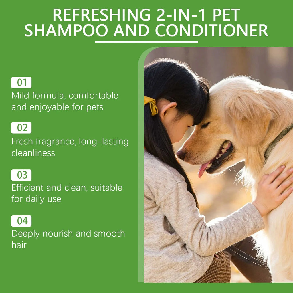 100ml pet 2-in-1 shampoo and conditioner gel bottle with watermelon and coconut extracts