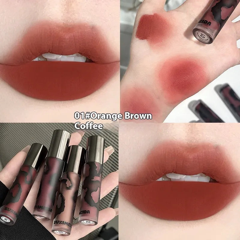 Lava Secret Matte Lip Mud Lipstick in white formula with five colour options