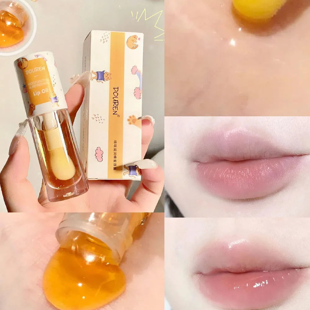 Transparent moisturizing honey lip gloss base in standard specification, custard and jelly options
