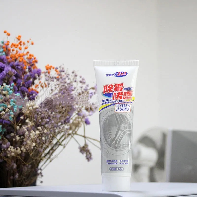 Household demildew gel cleaner for refrigerator and washing machine rubber gaskets, 120g tube