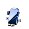 Retractable suction cup car phone holder with telescopic arm on dashboard
