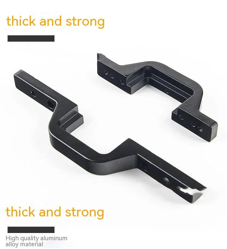 Black aluminium alloy LED light mounting bracket for Wrangler Jeep vehicles