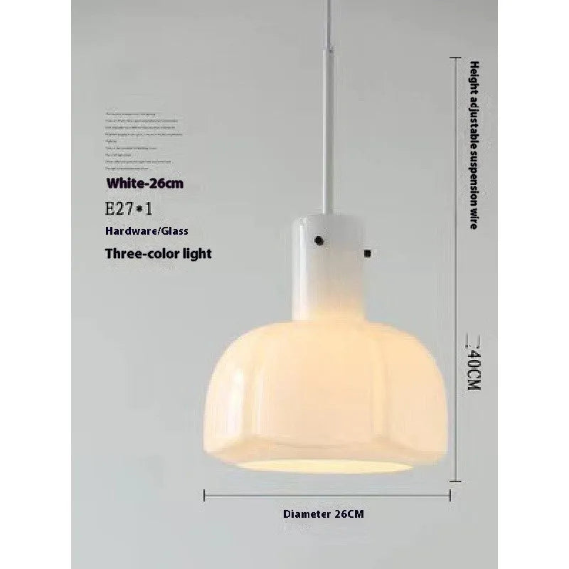 Medieval glass bud vintage chandelier pendant light in retro colours
