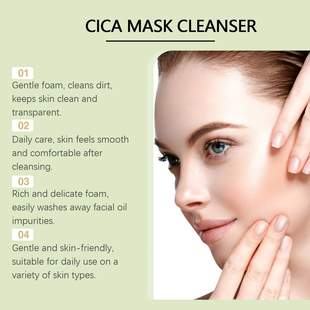 Centella Asiatica Soothing Facial Cleanser 120g tube for sensitive skin with botanical extracts