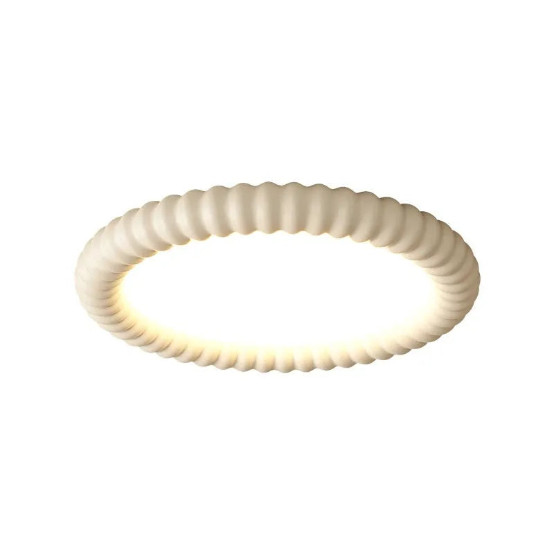 50cm full spectrum children's room lamp in milky white with Nordic style resin shade
