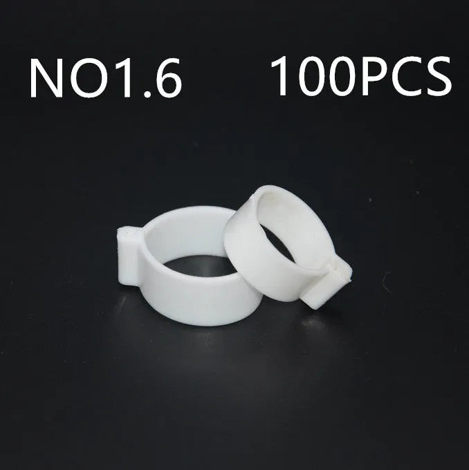100 PCS chicken foot ring O-ring sealing washers in blue, green, purple, red, white, yellow colours