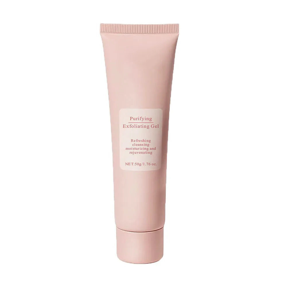 132g moisturising facial exfoliating gel scrub in container