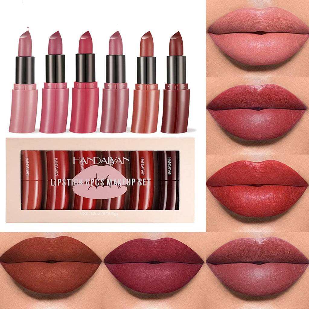 Arc Matte Lipstick Kit with multiple shades in standard size packaging