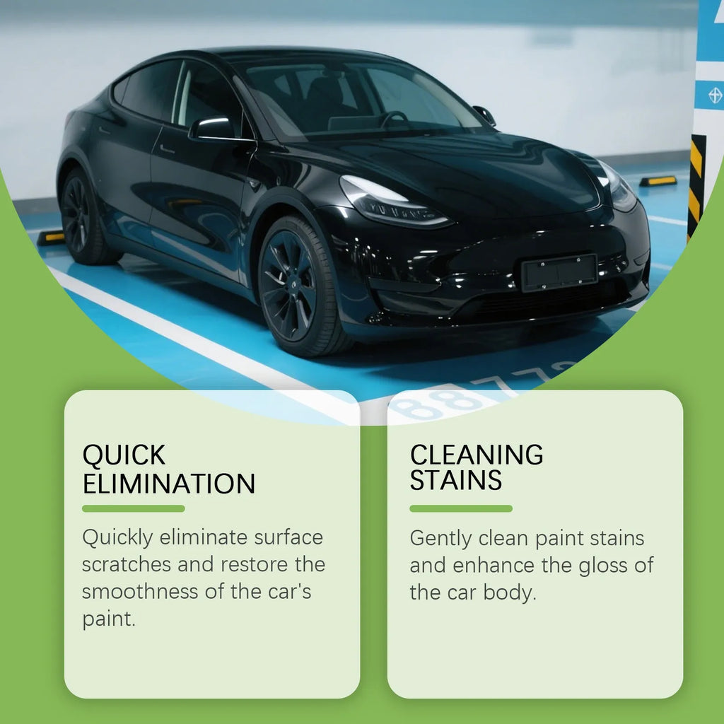 100g tube of car paint scratch polishing cream with calcium carbonate formula for automotive surface recovery
