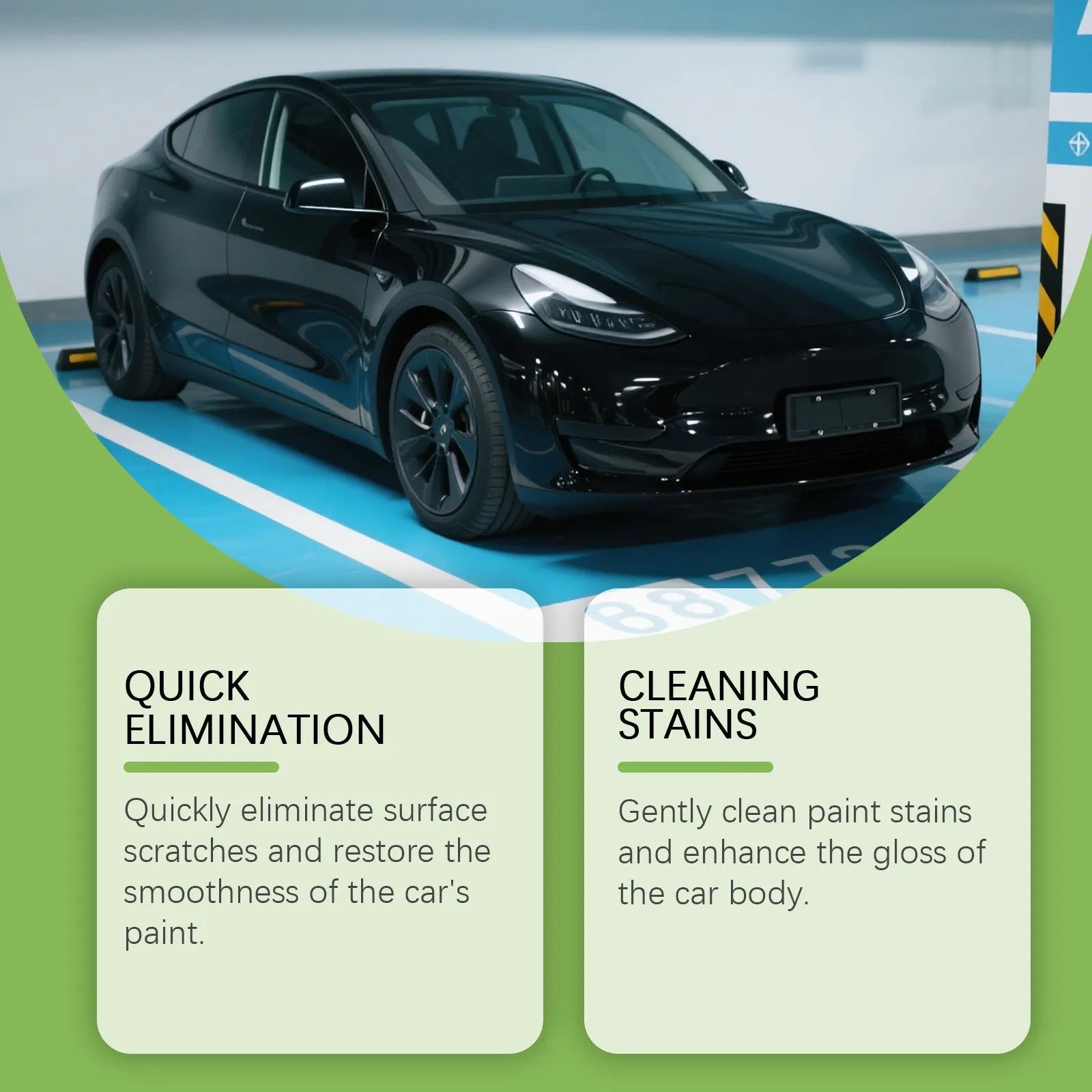 100g tube of car paint scratch polishing cream with calcium carbonate formula for automotive surface recovery