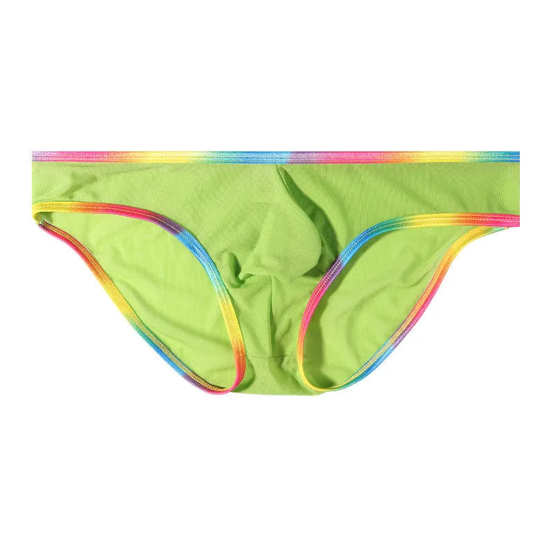 Mesh transparent quick-drying nylon panties for women in solid colour, breathable brief style