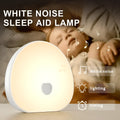 White rechargeable baby feeding comforter with music function for night feeding sessions