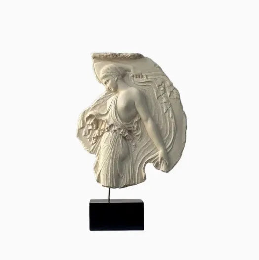 35cm tall wine goddess resin sculpture ornament with modern European design