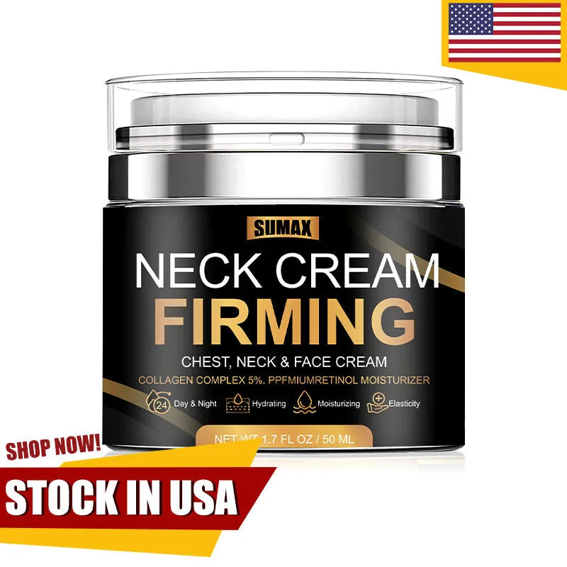 Men's Push Body Care Neck Cream 50ml bottle for universal skin type daily neck care
