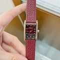Alloy Ankela Red women's wristwatch with Chinese style design, 8mm thick case